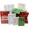 24 Pack Christmas Boxes for Gifts with Lids for Presents, Empty Holiday Gift Wrap in 4 Designs (3 Sizes)
